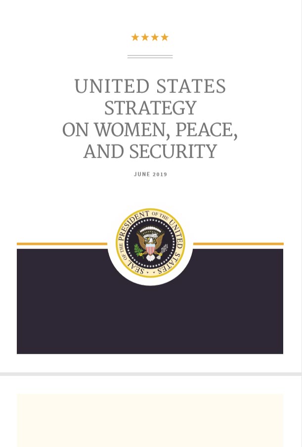 United States Strategy on Women, Peace, and Security